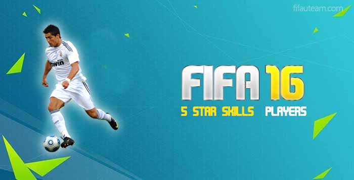 Jugadores de FIFA 16 con 5 estrellas de skills