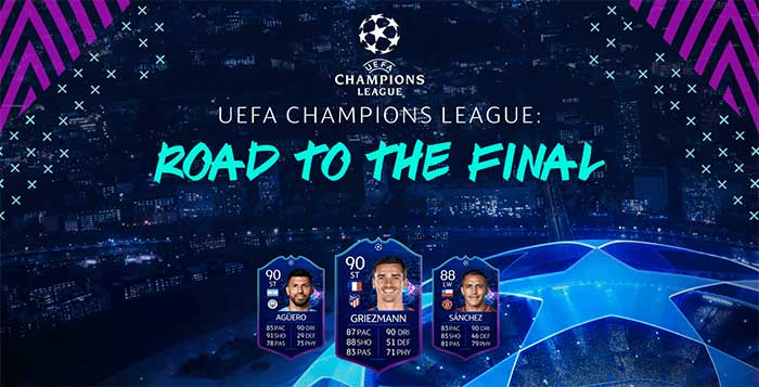 Cartas UEFA Champions League Road to the Final de FIFA 19
